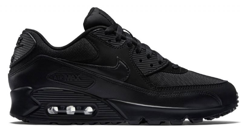 Air Max 90 Essential All Fekete Férfi/női Alkalmi