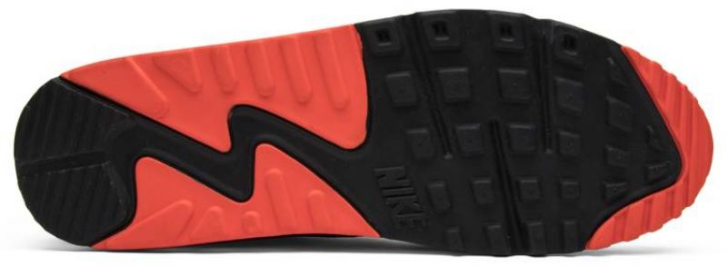 Air Max 90 Infravörös Női Alkalmi Fehér / Cementszürke-infravörös-fekete