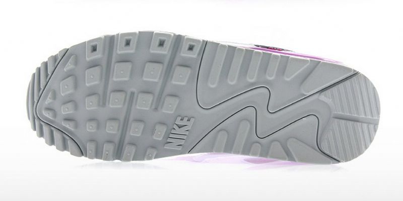 Air Max 90 Mesh Gs Fuchsia Glow Női Alkalmi Fukszia Fény / Vaku / Tiszta Platina