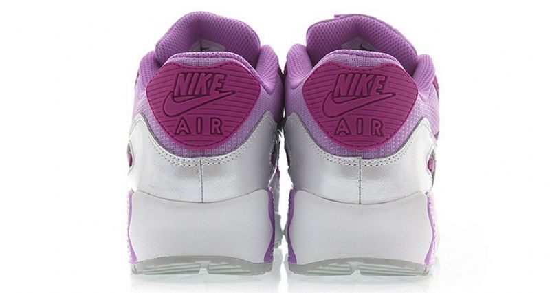 Air Max 90 Mesh Gs Fuchsia Glow Női Alkalmi Fukszia Fény / Vaku / Tiszta Platina