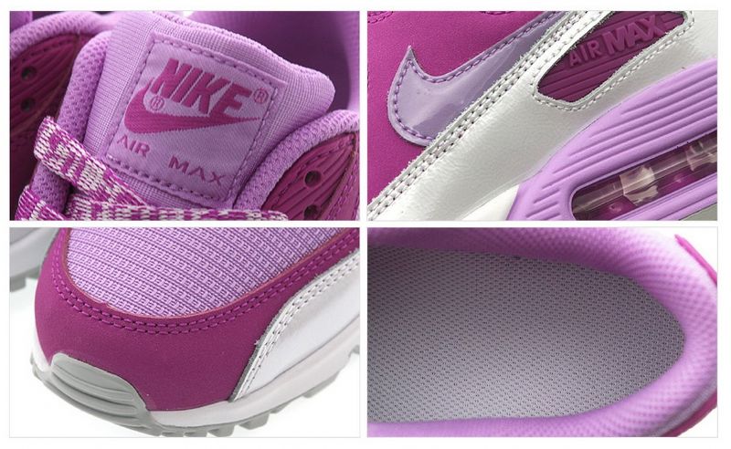 Air Max 90 Mesh Gs Fuchsia Glow Női Alkalmi Fukszia Fény / Vaku / Tiszta Platina