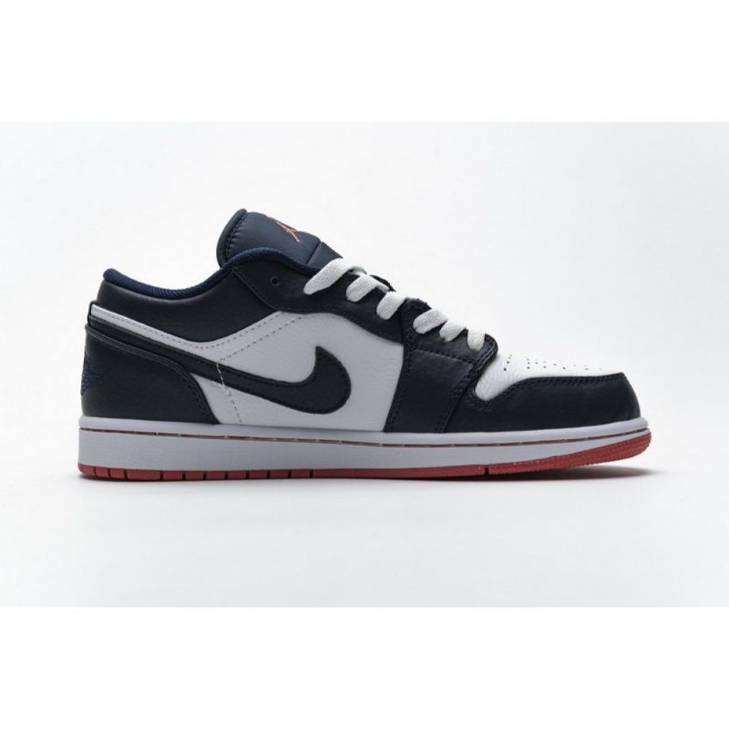 Férfi / Női Air Jordan 1 Alacsony Obszidián Ember Glow