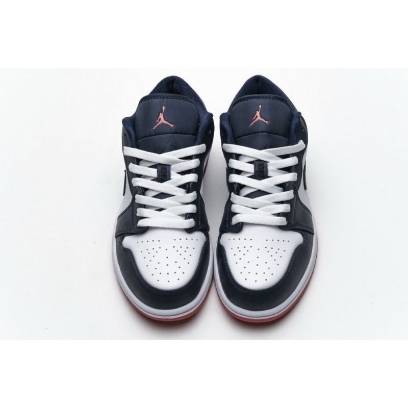 Férfi / Női Air Jordan 1 Alacsony Obszidián Ember Glow