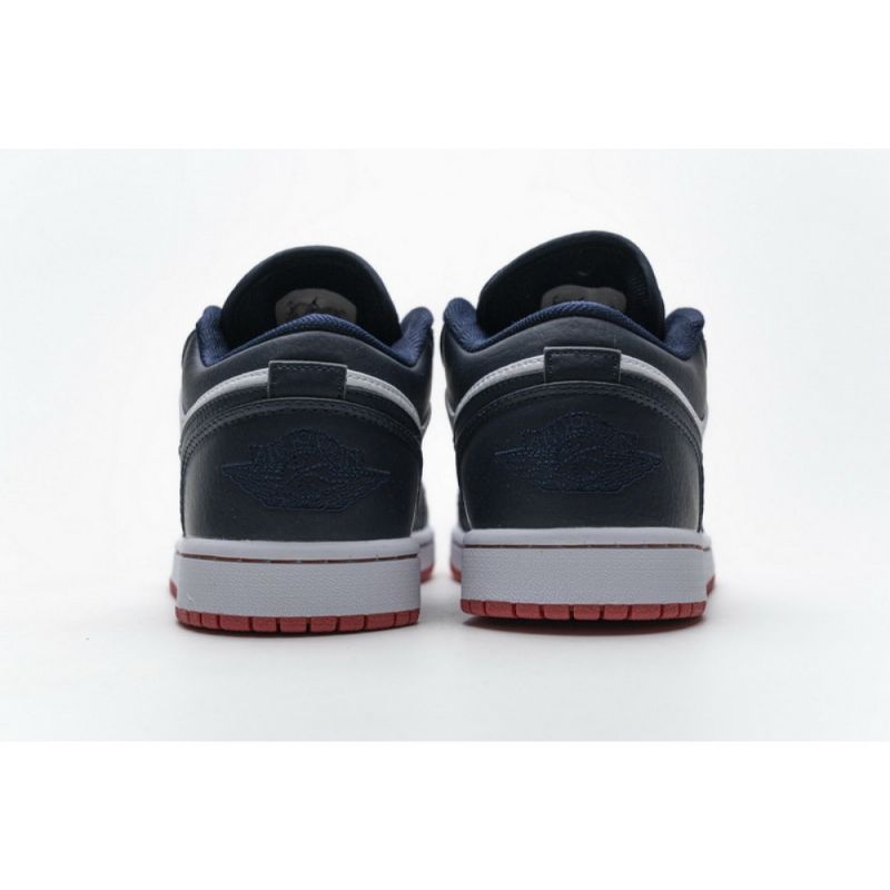 Férfi / Női Air Jordan 1 Alacsony Obszidián Ember Glow