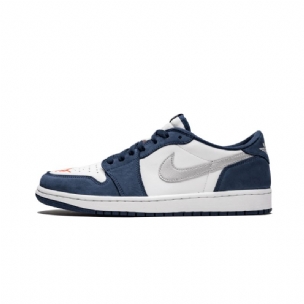 Férfi / Női Air Jordan 1 Alacsony Sb Eric Koston Vast Szürke Fekete Metál Ezüst