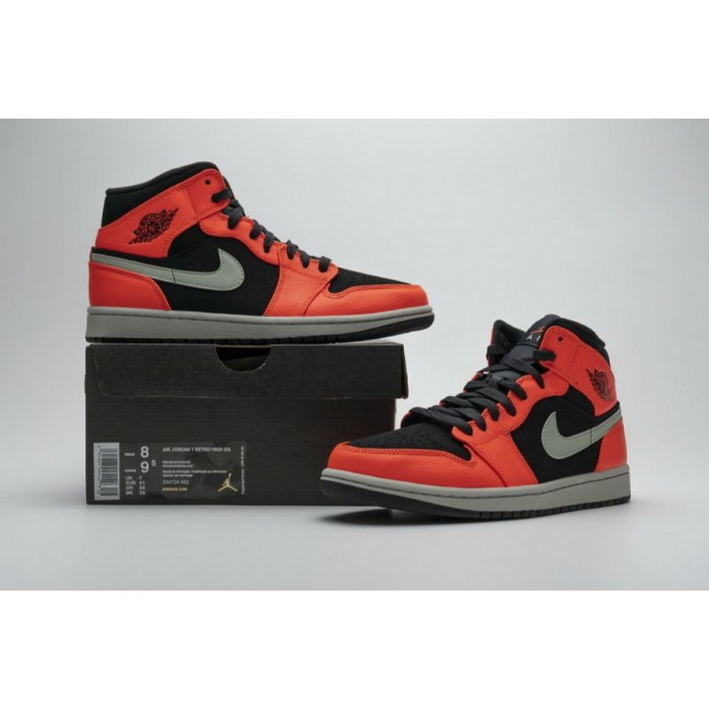 Férfi / Női Air Jordan 1 Fekete Kúp