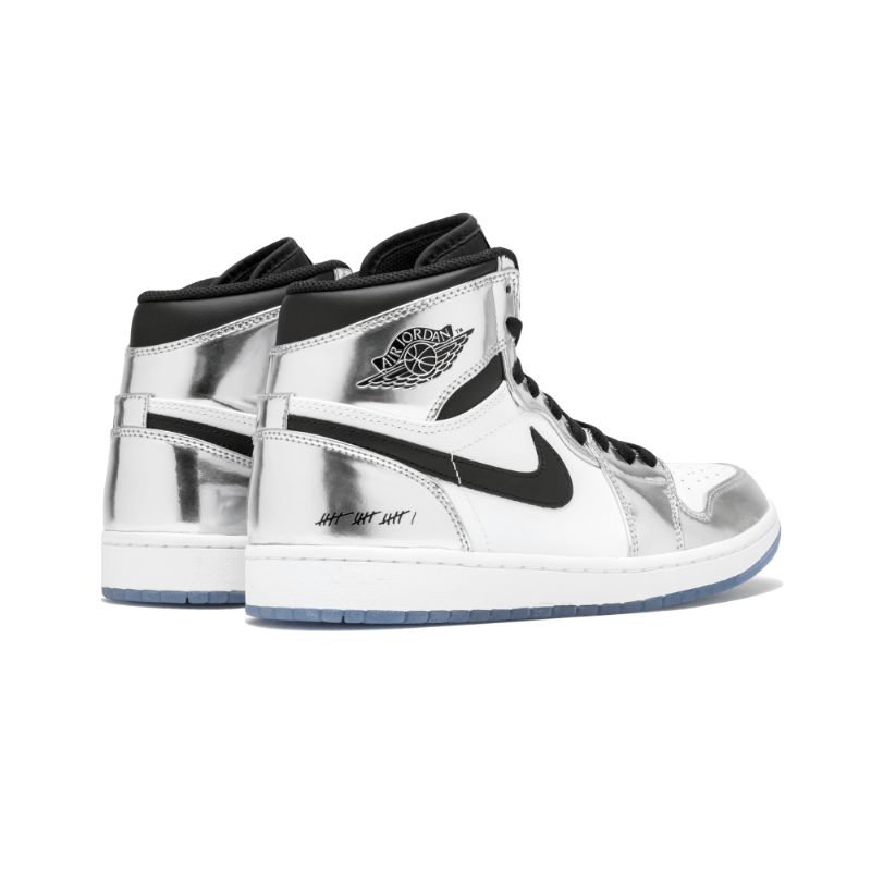 Férfi / Női Air Jordan 1 Hi Think 16 Pass The Torch Króm Fekete Fehér Turbó Zöld