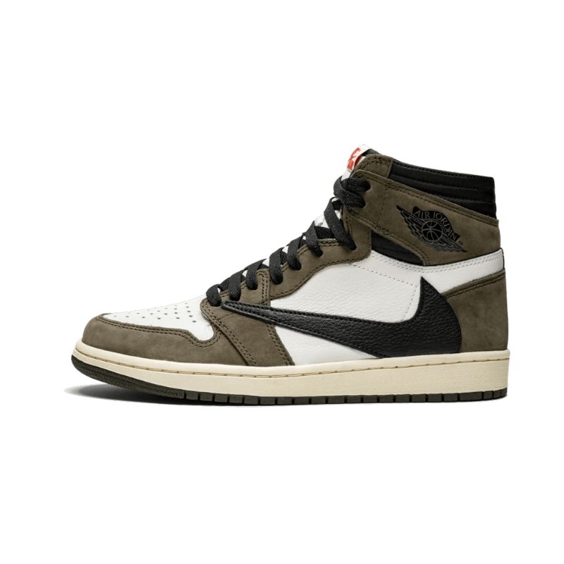 Férfi / Női Air Jordan 1 Hi Ts Sp Travis Scott Szürke Barna