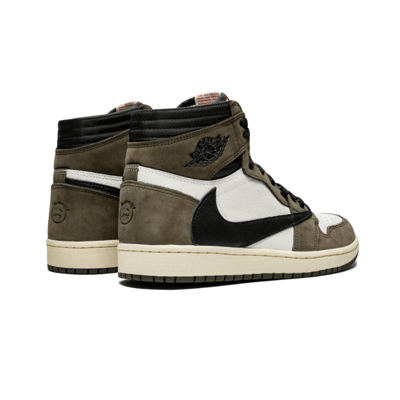 Férfi / Női Air Jordan 1 Hi Ts Sp Travis Scott Szürke Barna