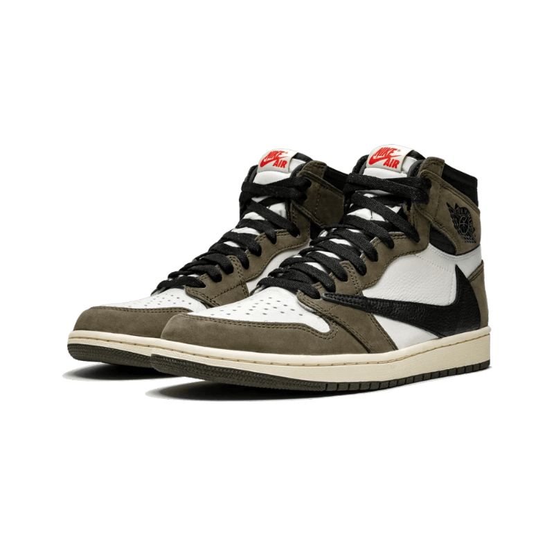 Férfi / Női Air Jordan 1 Hi Ts Sp Travis Scott Szürke Barna