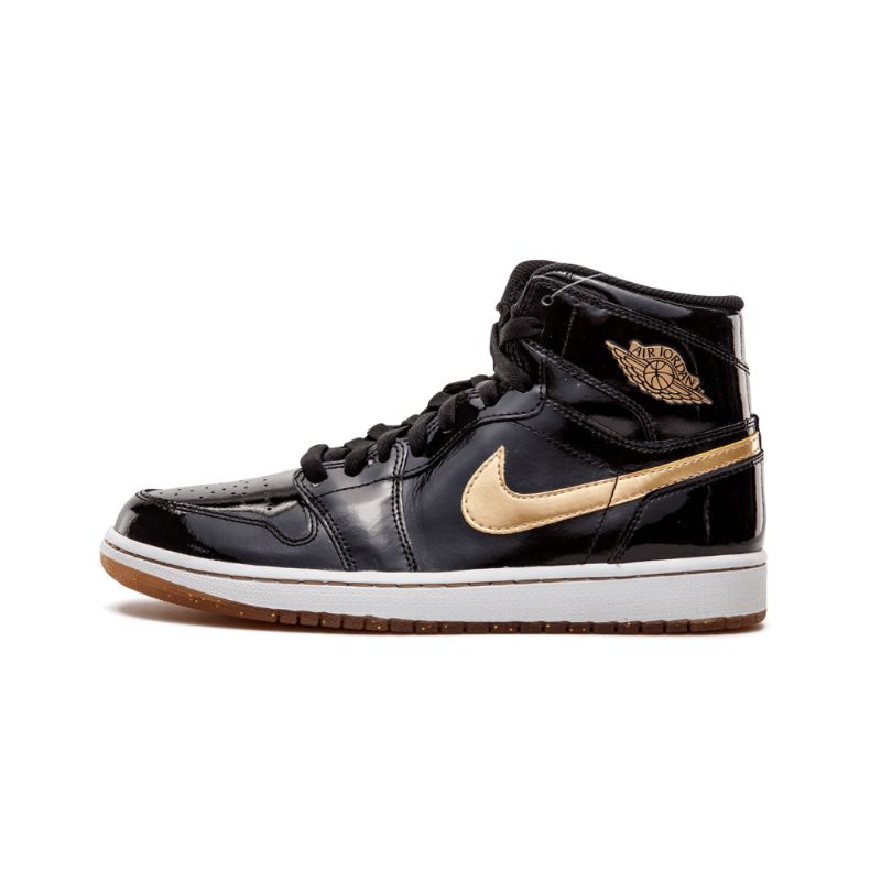 Férfi / Női Air Jordan 1 High Fekete Gold
