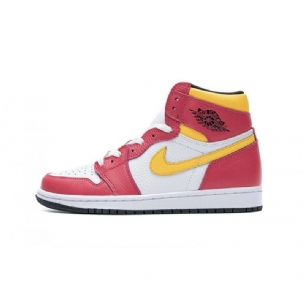 Férfi / Női Air Jordan 1 High Light Fusion Piros