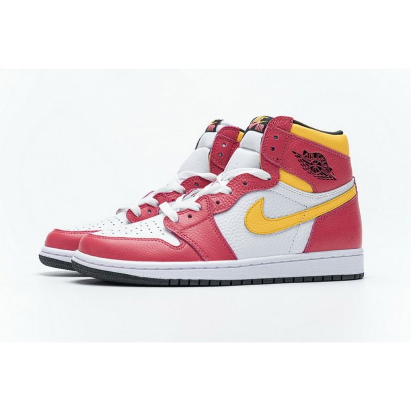 Férfi / Női Air Jordan 1 High Light Fusion Piros