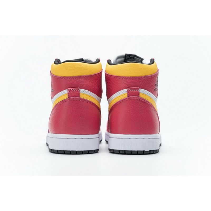 Férfi / Női Air Jordan 1 High Light Fusion Piros