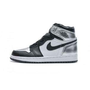 Férfi / Női Air Jordan 1 High Metallic Ezüst