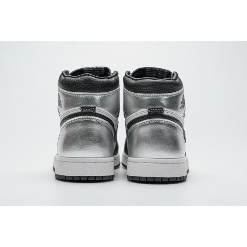 Férfi / Női Air Jordan 1 High Metallic Ezüst