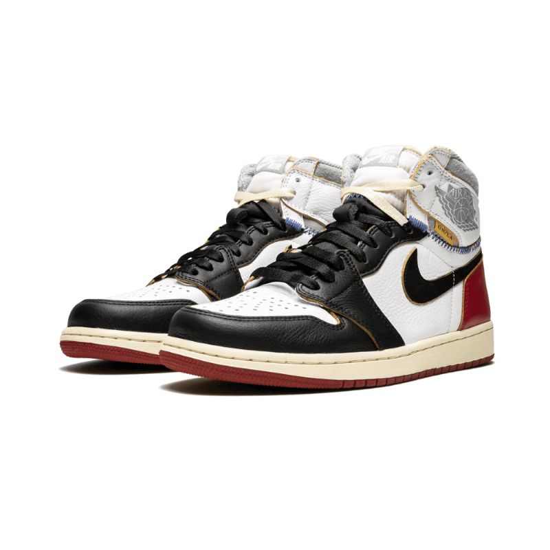 Férfi / Női Air Jordan 1 High Nrgun Union Fekete Toe