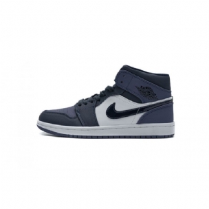 Férfi / Női Air Jordan 1 Közép Fekete Lila