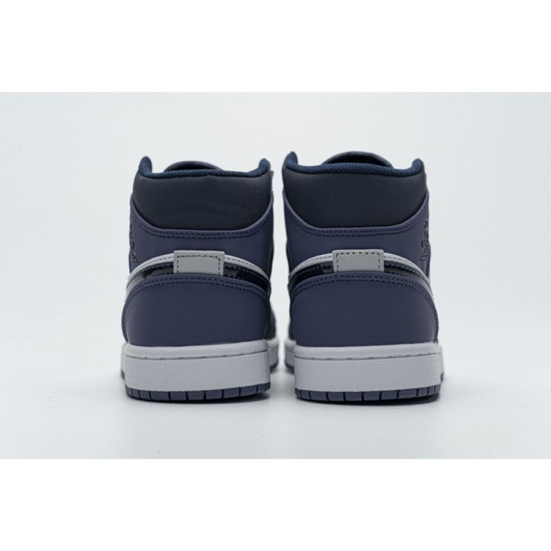 Férfi / Női Air Jordan 1 Közép Fekete Lila