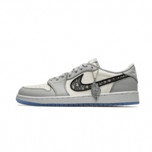 Férfi / Női Air Jordan 1 Low Dior Szürke
