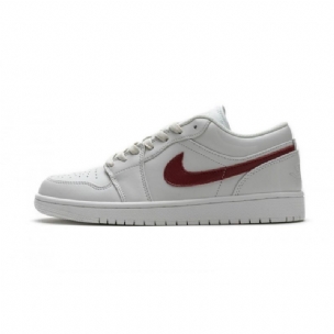 Férfi / Női Air Jordan 1 Low Milk Fehér Piros