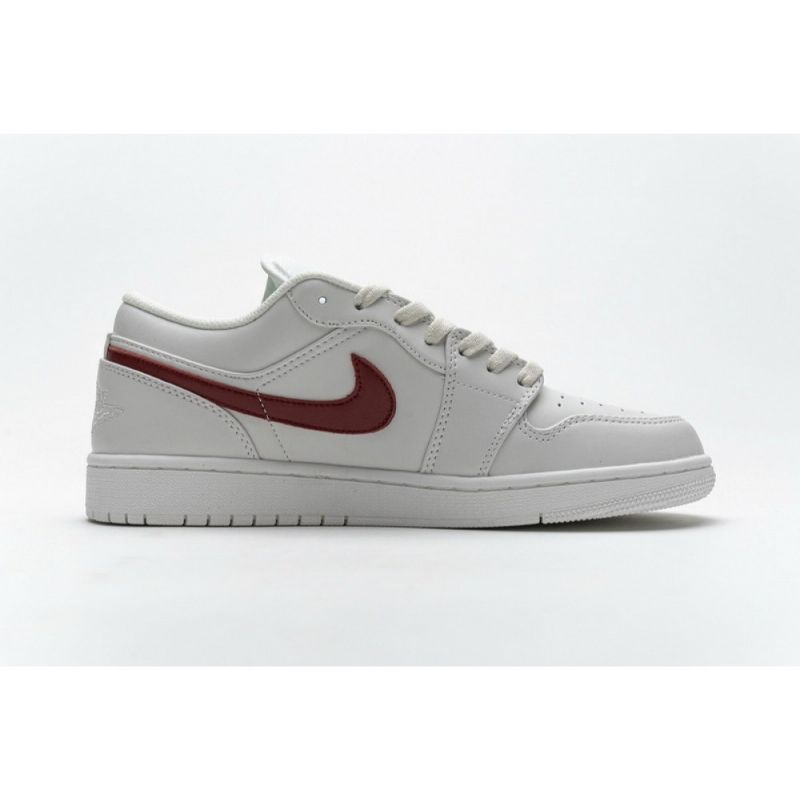 Férfi / Női Air Jordan 1 Low Milk Fehér Piros