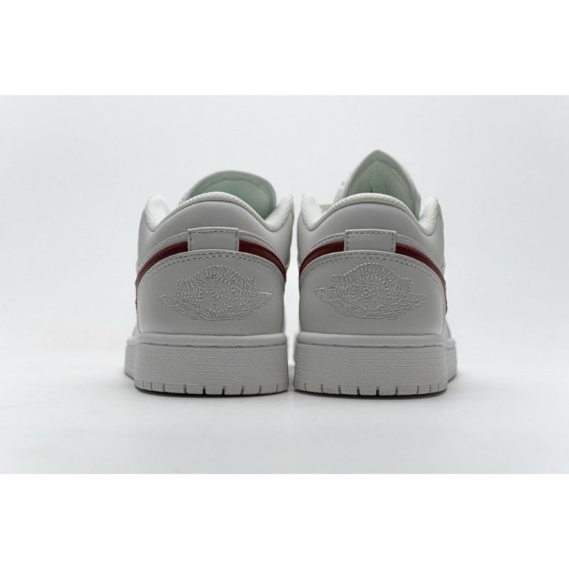 Férfi / Női Air Jordan 1 Low Milk Fehér Piros