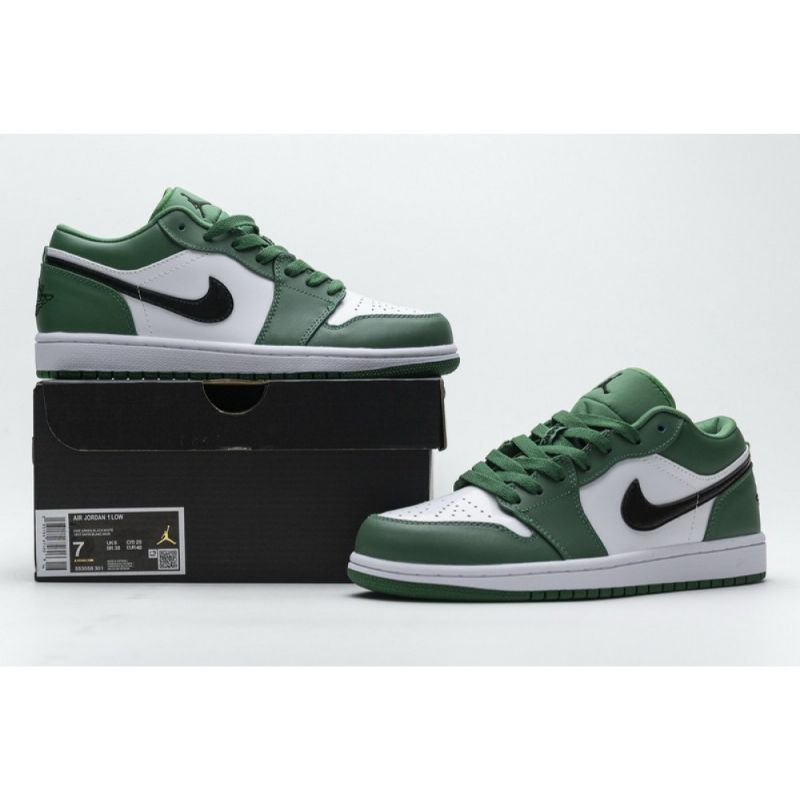 Férfi / Női Air Jordan 1 Low Pine Zöld