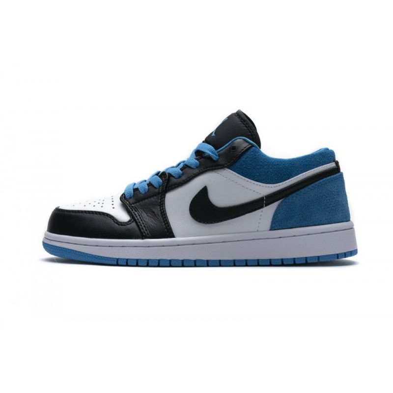 Férfi / Női Air Jordan 1 Low See Laser Kék