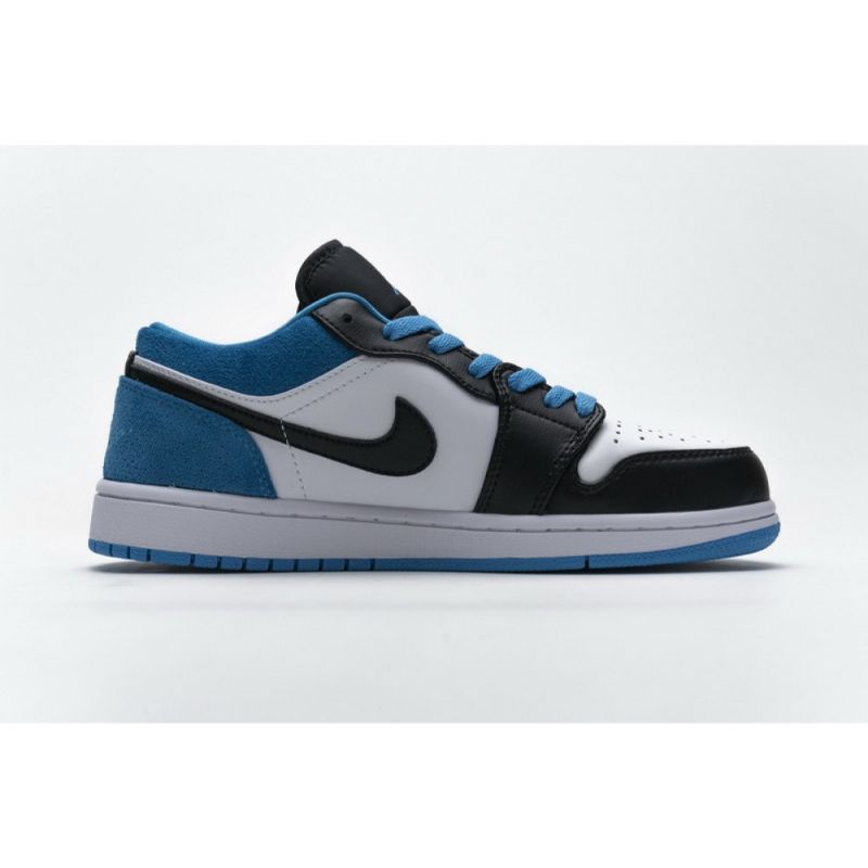 Férfi / Női Air Jordan 1 Low See Laser Kék