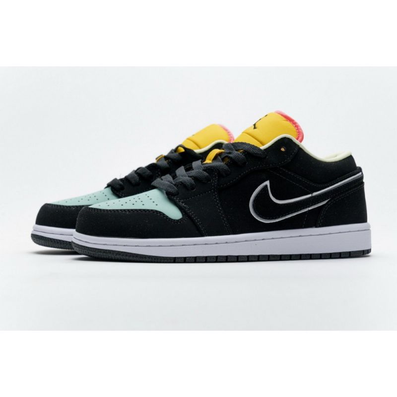 Férfi / Női Air Jordan 1 Low See Rózsaszín Narancs Kék