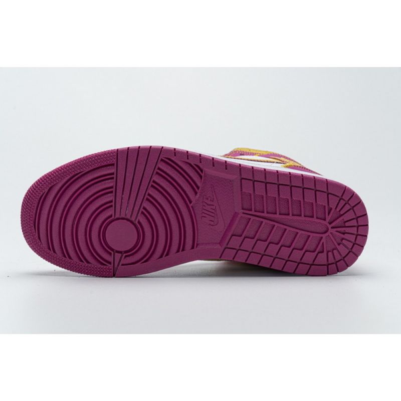 Férfi / Női Air Jordan 1 Mid Familia Light Fusion Piros Lila