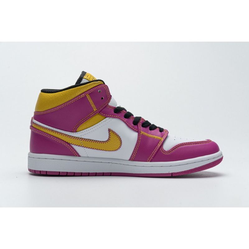 Férfi / Női Air Jordan 1 Mid Familia Light Fusion Piros Lila