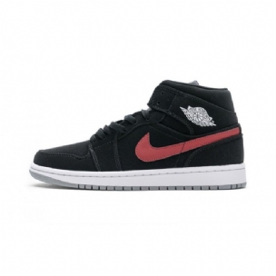 Férfi / Női Air Jordan 1 Mid Fekete Piros Royal