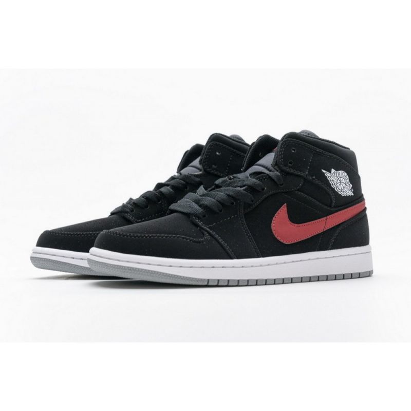 Férfi / Női Air Jordan 1 Mid Fekete Piros Royal