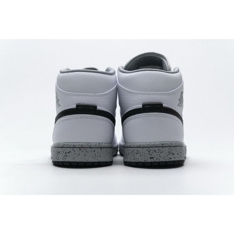 Férfi / Női Air Jordan 1 Mid Gs Fehér Cement