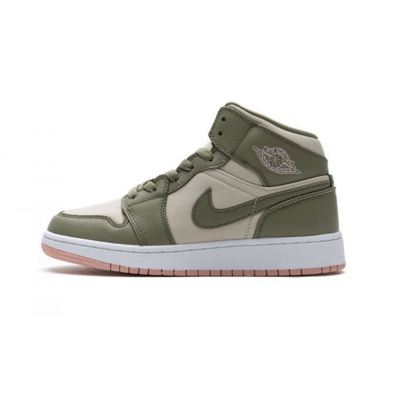Férfi / Női Air Jordan 1 Mid Gs Trooper Pale Coral