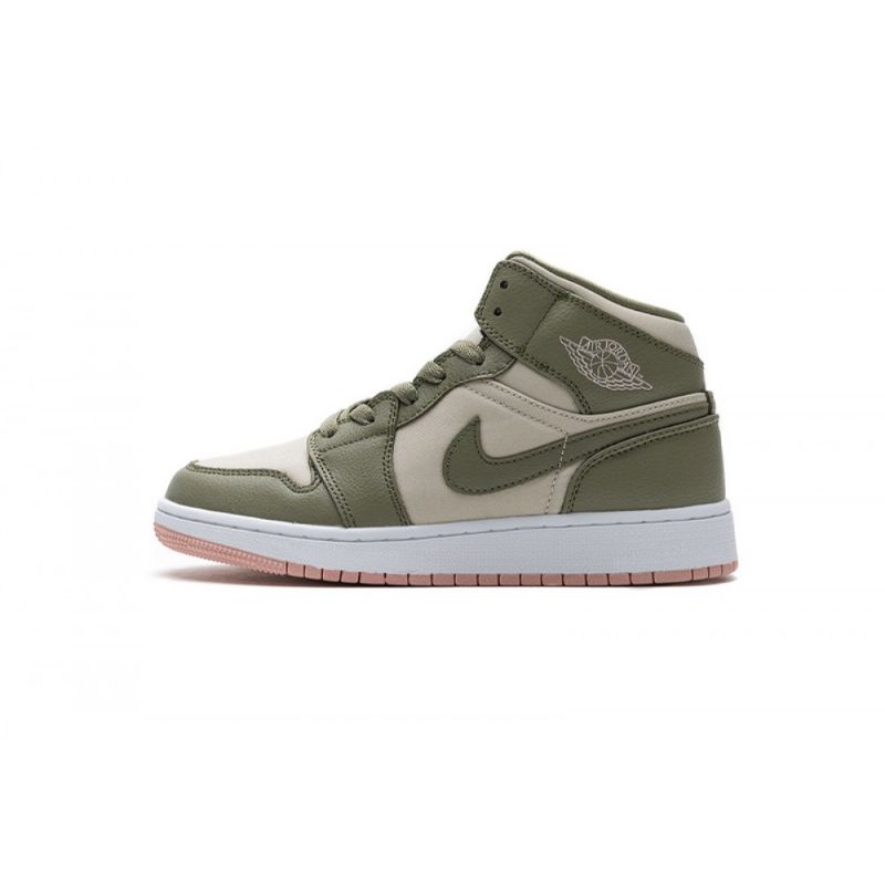 Férfi / Női Air Jordan 1 Mid Gs Trooper Pale Coral
