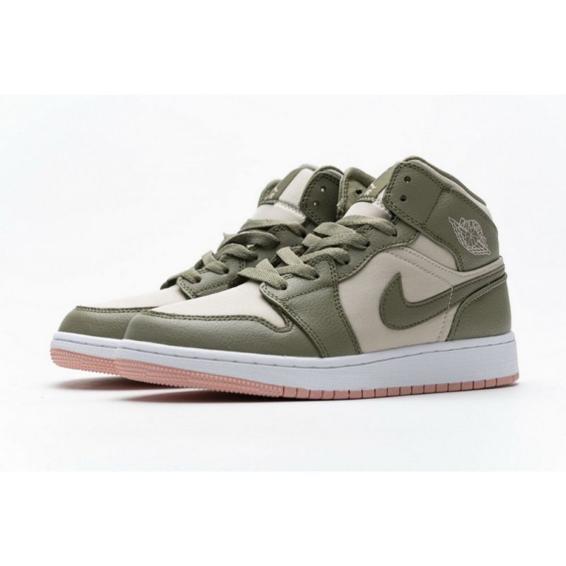 Férfi / Női Air Jordan 1 Mid Gs Trooper Pale Coral