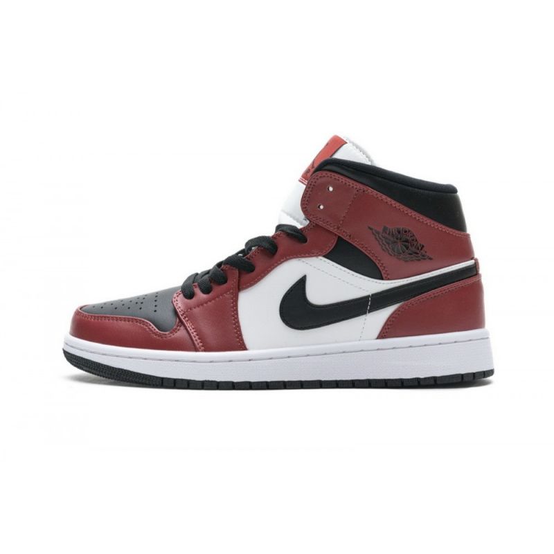 Férfi/női Air Jordan 1 Mid Piros