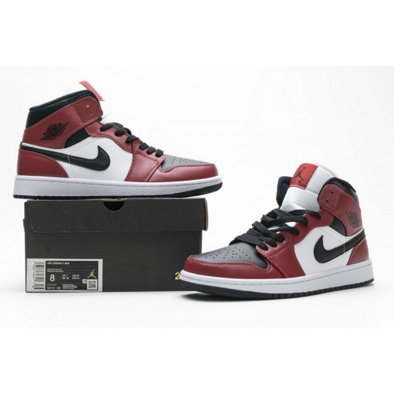 Férfi/női Air Jordan 1 Mid Piros