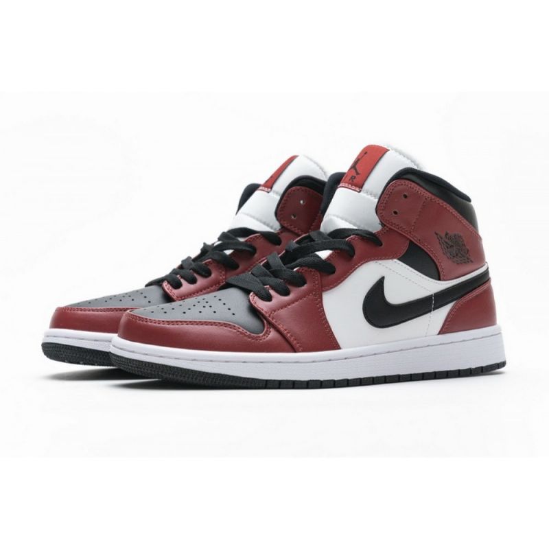 Férfi/női Air Jordan 1 Mid Piros