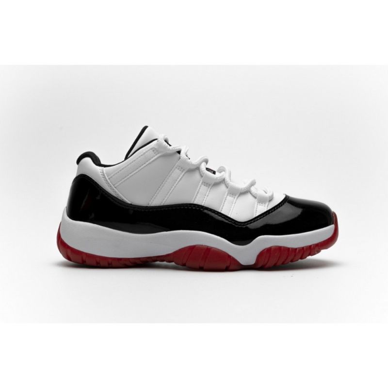 Férfi / Női Air Jordan 11 Alacsony Fehér Széles