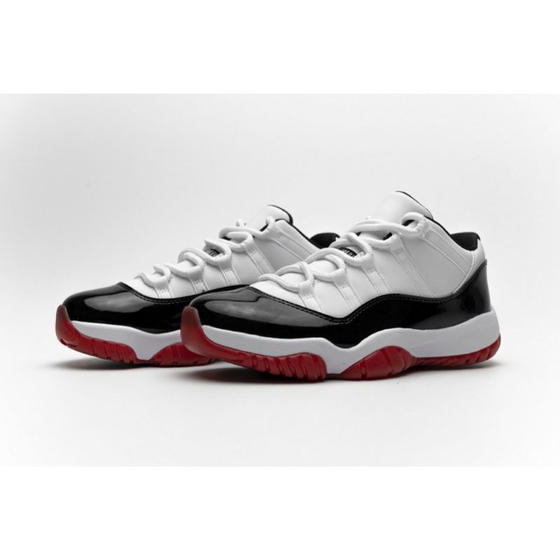 Férfi / Női Air Jordan 11 Alacsony Fehér Széles