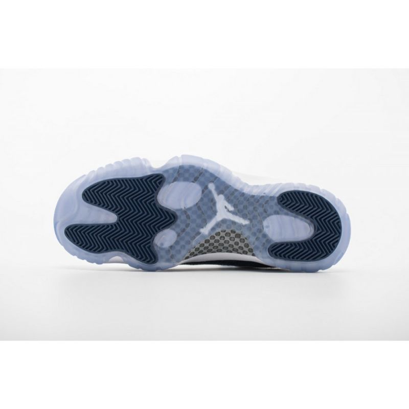 Férfi / Női Air Jordan 11 Alacsony Sötétkék Kígyóbőr