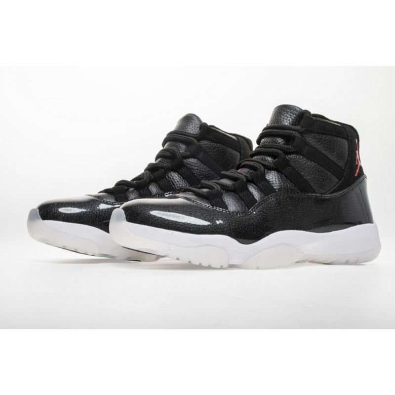 Férfi / Női Air Jordan 11 Fekete Fehér