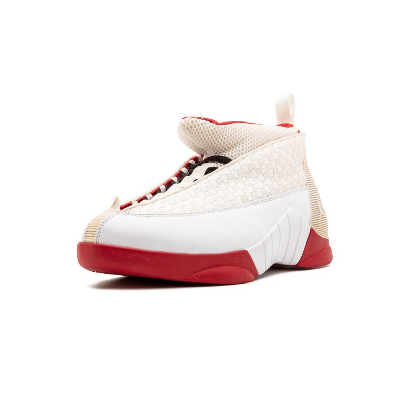 Férfi / Női Air Jordan 15 Repüléstörténet Fehér Piros