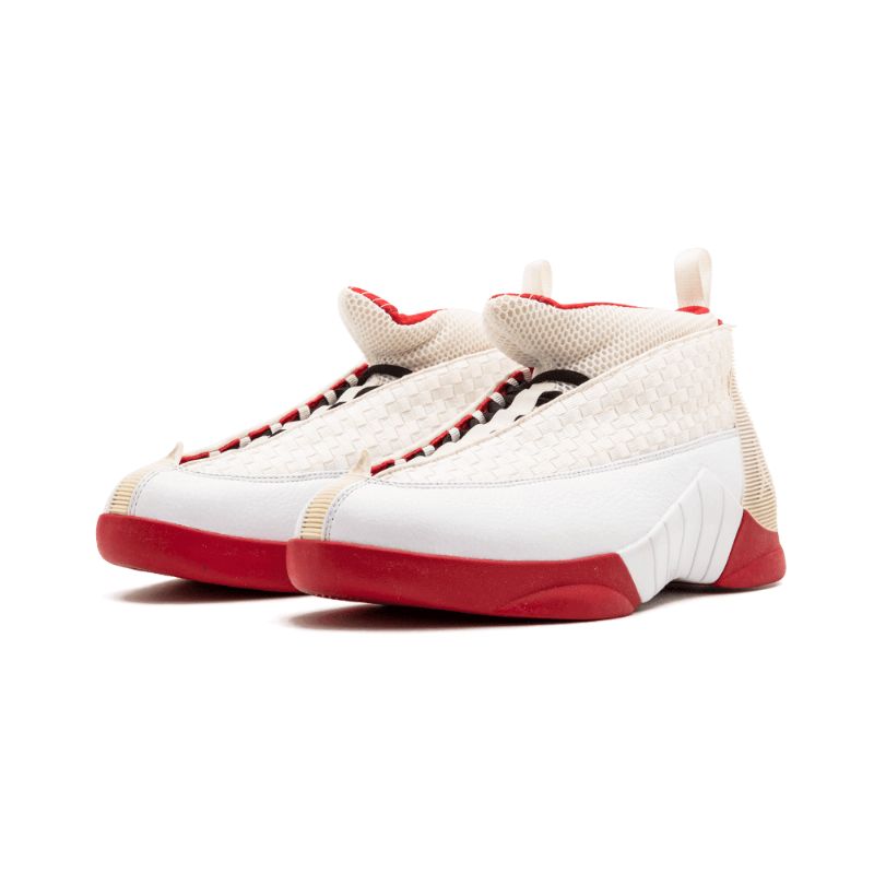 Férfi / Női Air Jordan 15 Repüléstörténet Fehér Piros
