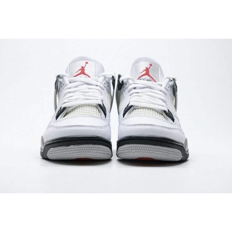 Férfi / Női Air Jordan 4 Retor Fehér Cement