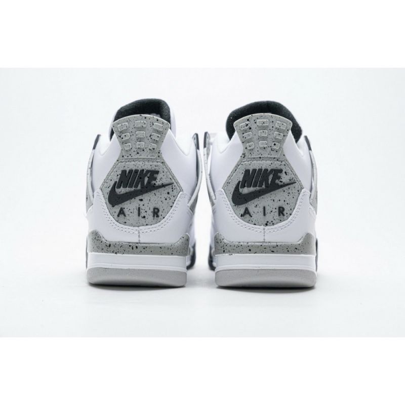 Férfi / Női Air Jordan 4 Retor Fehér Cement